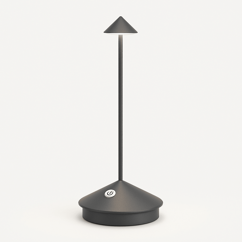 Minimalist LED Table Lamp – Waterproof, Dimmable, Wireless Lighting