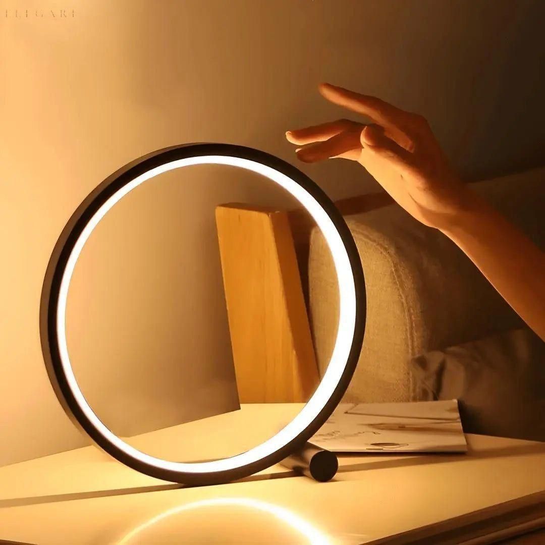Modern Round LED Table Lamp - Minimalist Style