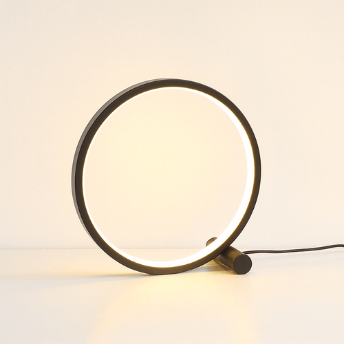 Modern Round LED Table Lamp - Minimalist Style