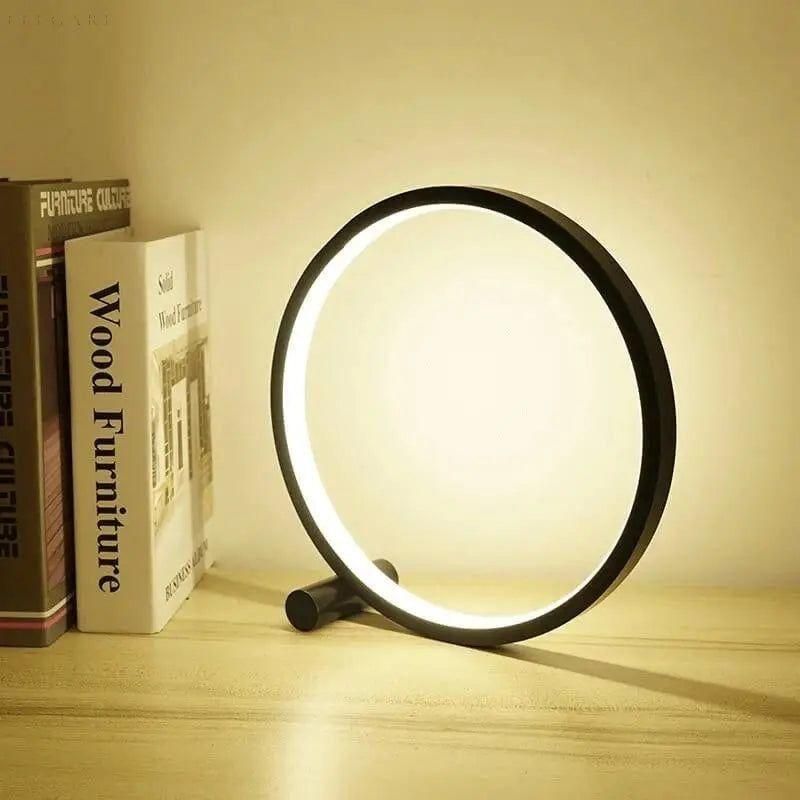 Modern Round LED Table Lamp - Minimalist Style
