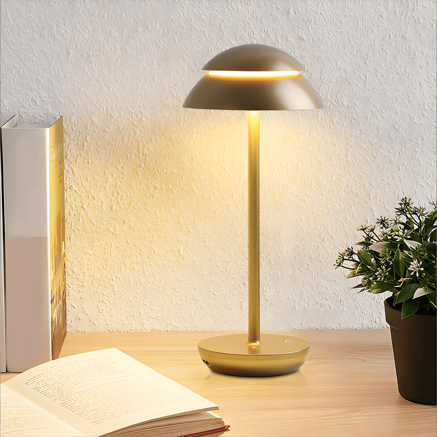 Modern Cordless Table Lamp with Soft Glow - Stylish Design