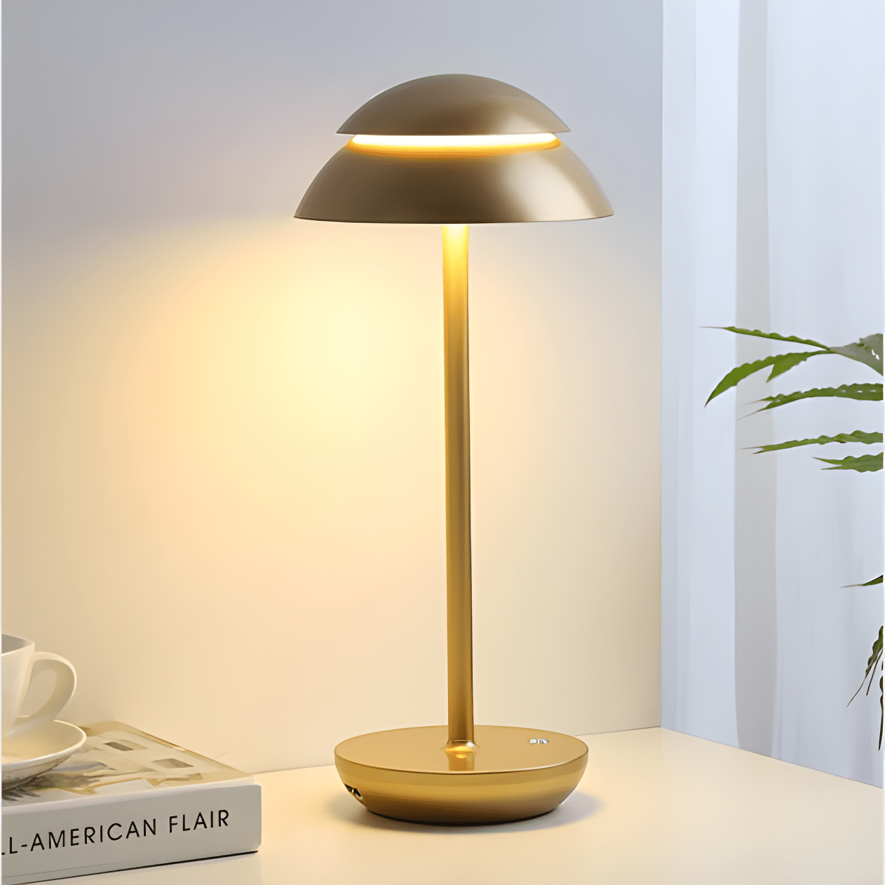 Modern Cordless Table Lamp with Soft Glow - Stylish Design