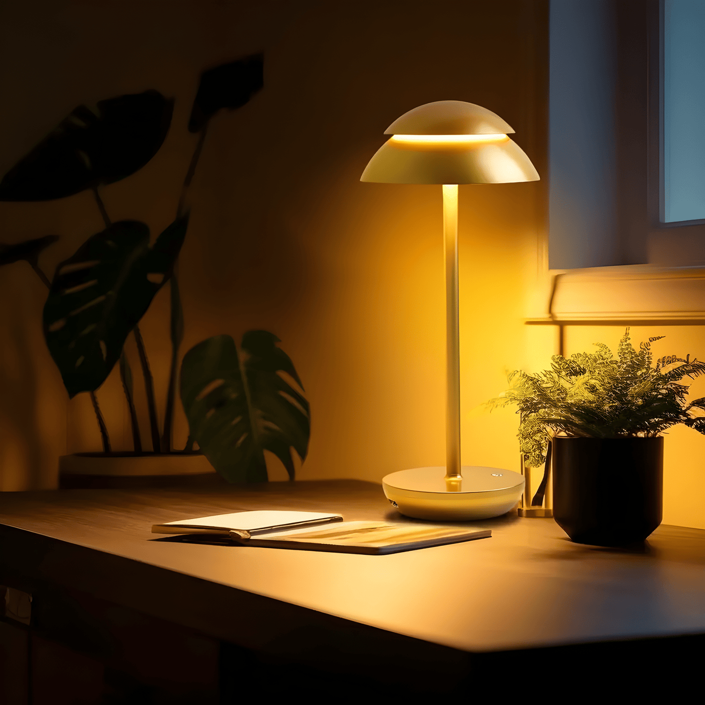 Modern Cordless Table Lamp with Soft Glow - Stylish Design