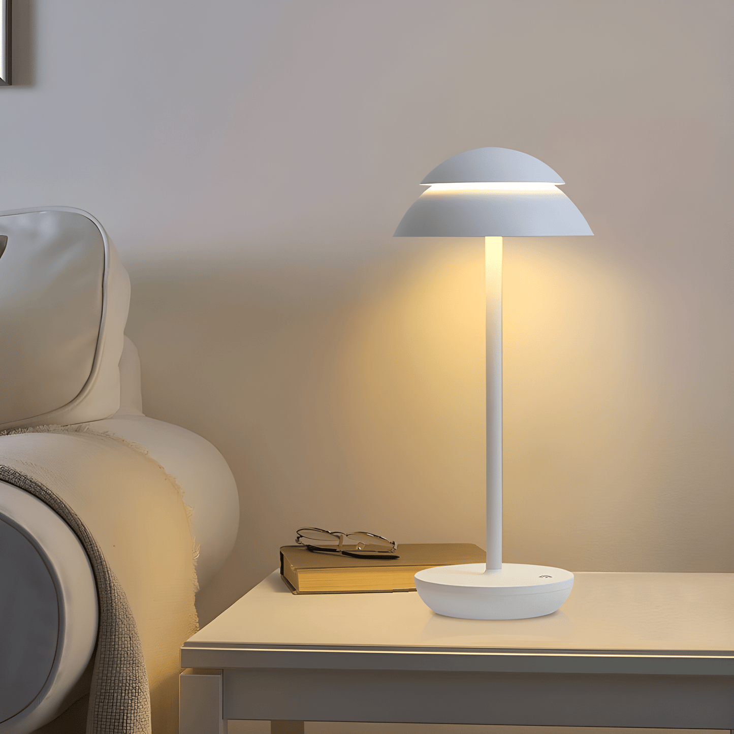 Modern Cordless Table Lamp with Soft Glow - Stylish Design