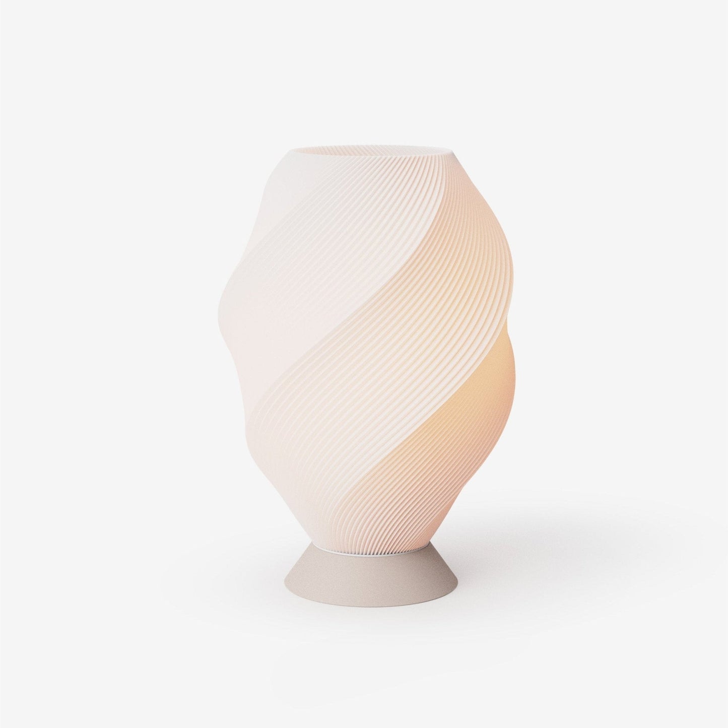 Modern Twisted Flare Table Lamp – Stylish Lighting Fixture