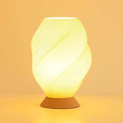 Modern Twisted Flare Table Lamp – Stylish Lighting Fixture