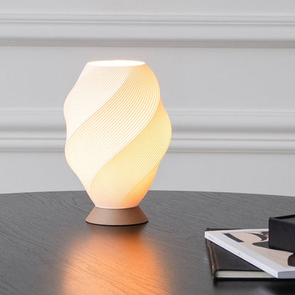 Modern Twisted Flare Table Lamp – Stylish Lighting Fixture