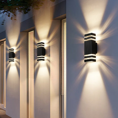 Modern Waterproof Outdoor Wall Light - 2-Way for Garden and Terrace