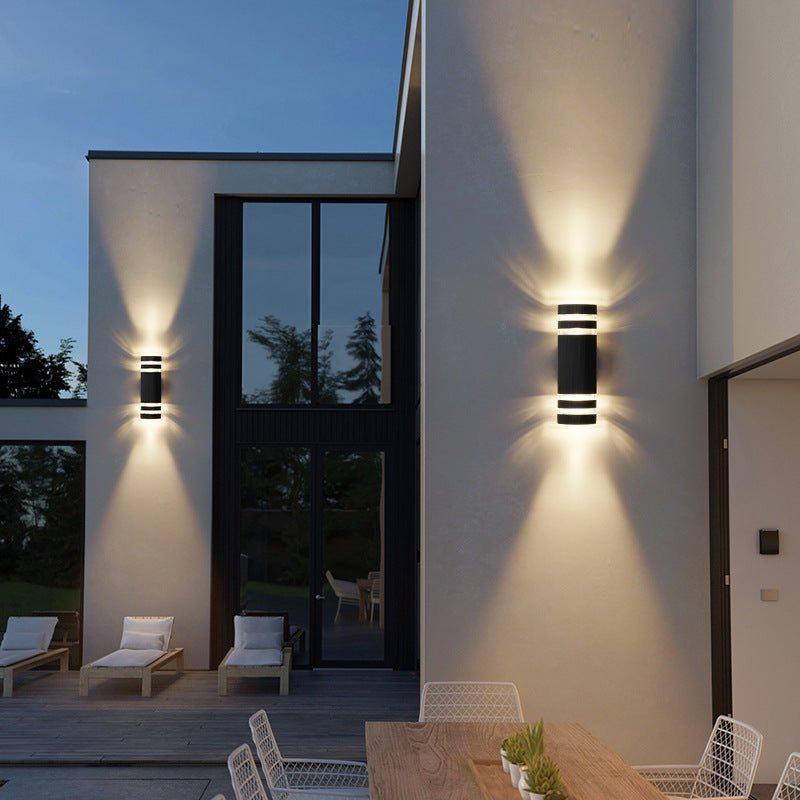 Modern Waterproof Outdoor Wall Light - 2-Way for Garden and Terrace