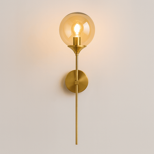 Modern Glass Wall Light - Stylish Decor for Living Room