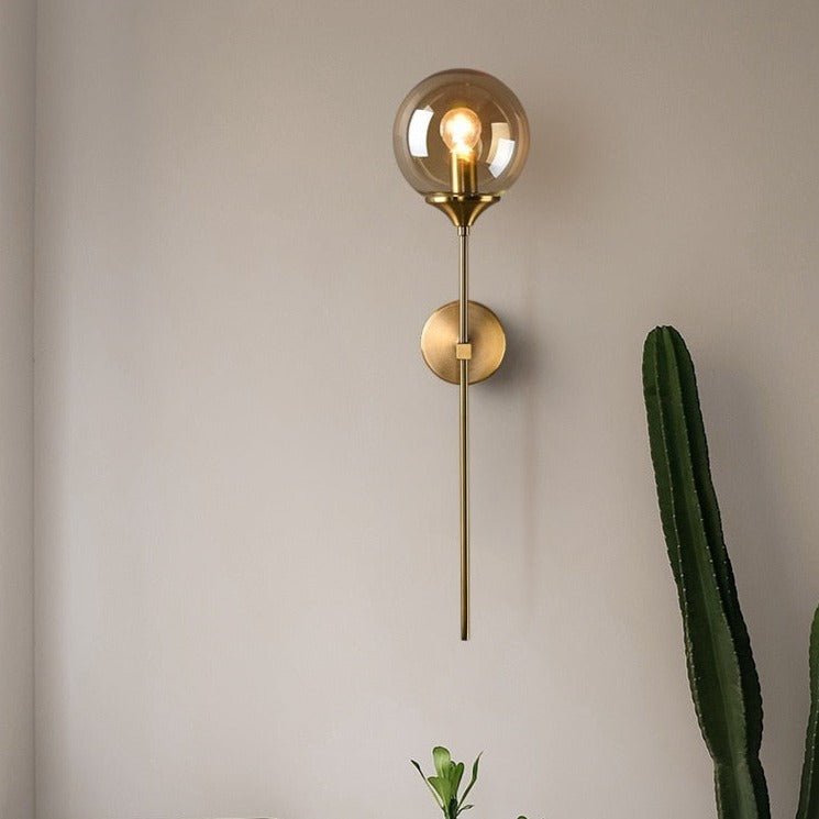 Modern Glass Wall Light - Stylish Decor for Living Room
