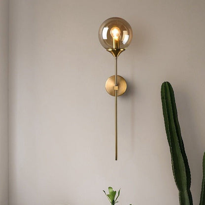 Modern Glass Wall Light - Stylish Decor for Living Room