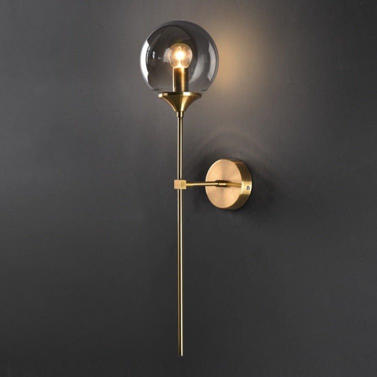 Modern Glass Wall Light - Stylish Decor for Living Room