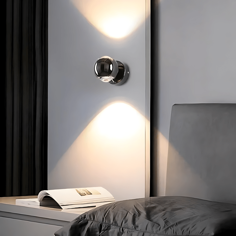 Modern Wall Light with 180° Swivel LED - Elegant and Versatile Design