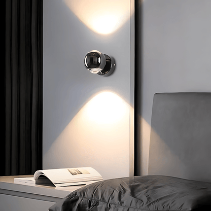 Modern Wall Light with 180° Swivel LED - Elegant and Versatile Design