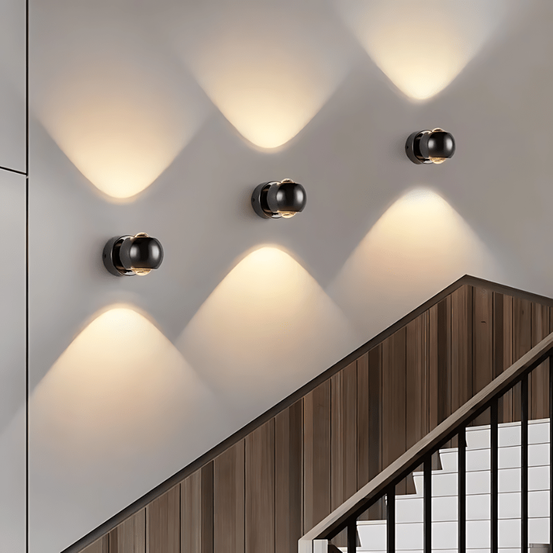 Modern Wall Light with 180° Swivel LED - Elegant and Versatile Design