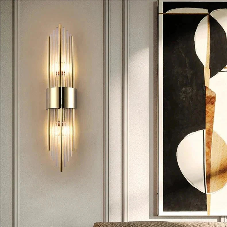 Nordic Crystal Wall Lamp - Modern Elegant Design