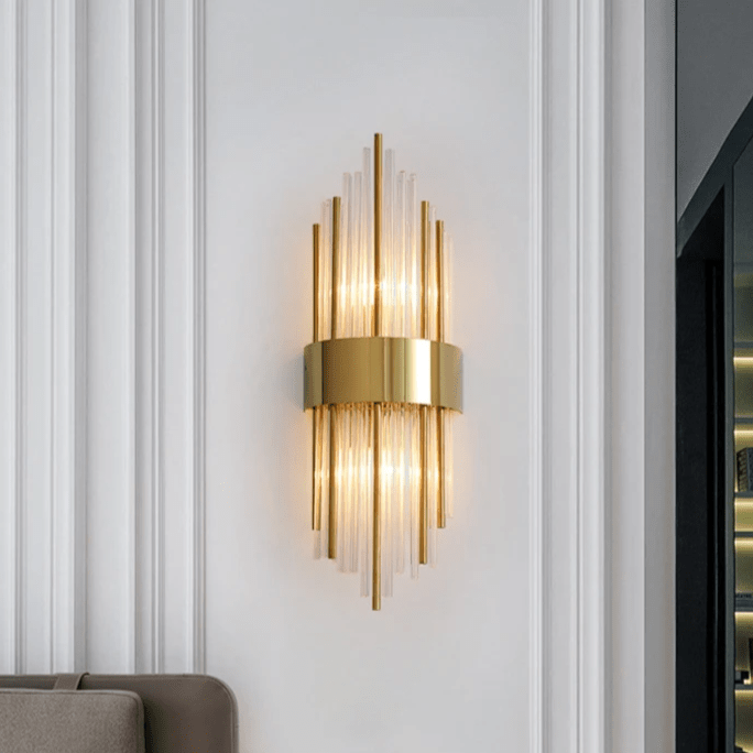 Nordic Crystal Wall Lamp - Modern Elegant Design