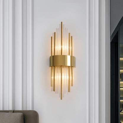 Nordic Crystal Wall Lamp - Modern Elegant Design