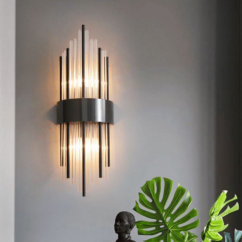 Nordic Crystal Wall Lamp - Modern Elegant Design