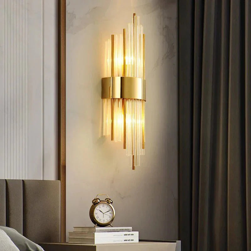 Nordic Crystal Wall Lamp - Modern Elegant Design