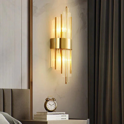 Nordic Crystal Wall Lamp - Modern Elegant Design