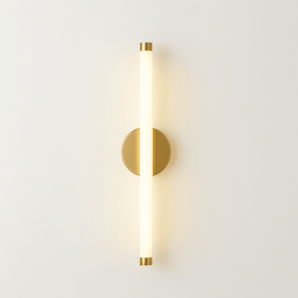 Elegant Gold Acrylic Wall Light - Chic Home Illumination Fixture
