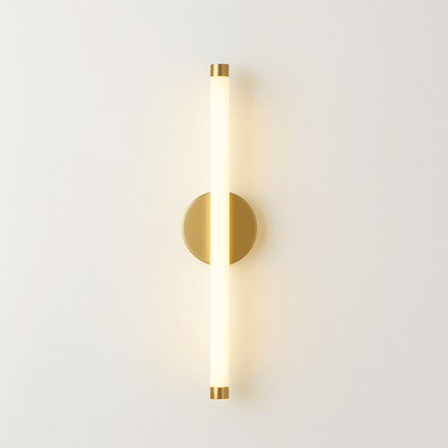 Elegant Gold Acrylic Wall Light - Chic Home Illumination Fixture