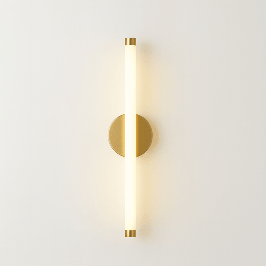 Elegant Gold Acrylic Wall Light - Chic Home Illumination Fixture