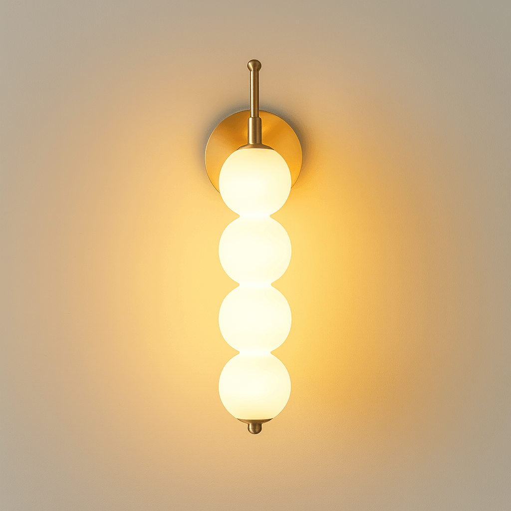 Elegant Modern Wall Lamp – Durable Metal & Glass for Interior Decor
