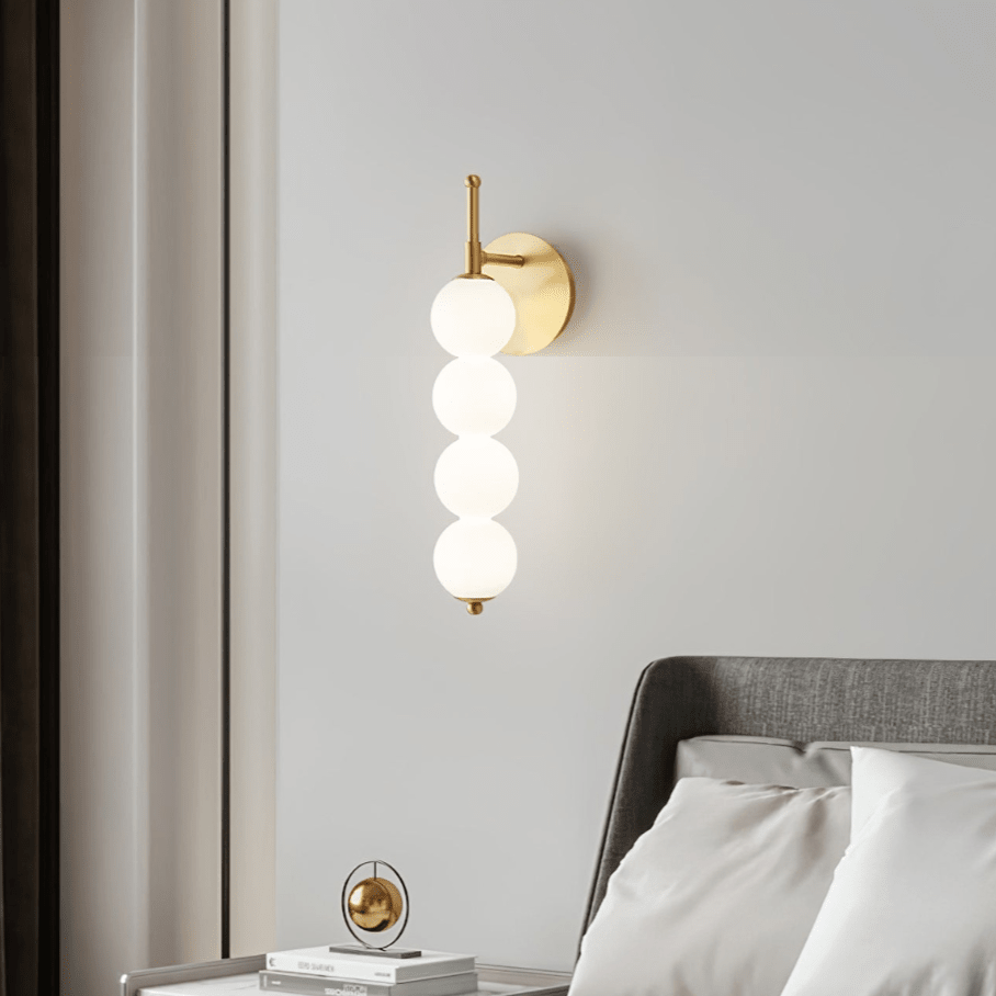 Elegant Modern Wall Lamp – Durable Metal & Glass for Interior Decor