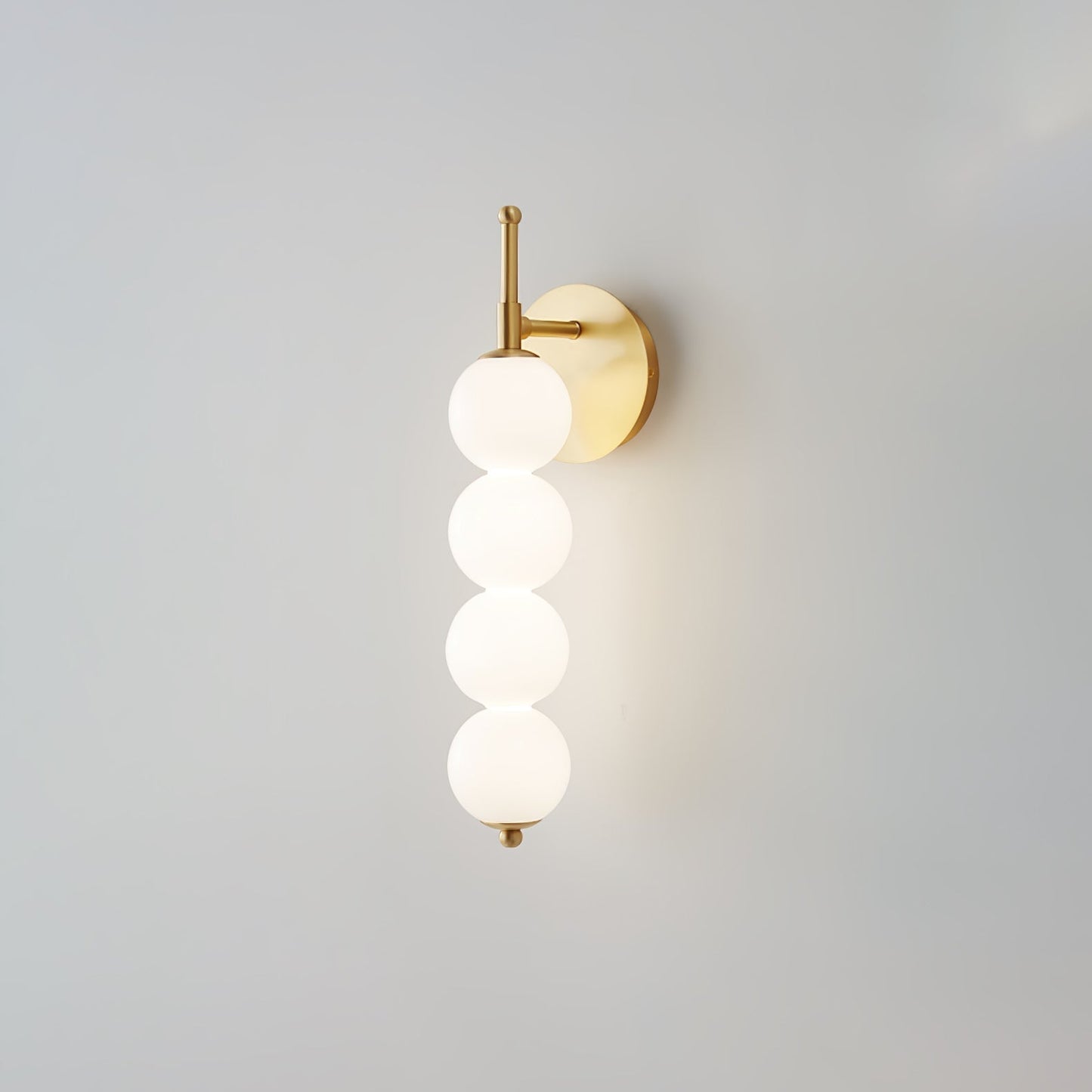Elegant Modern Wall Lamp – Durable Metal & Glass for Interior Decor