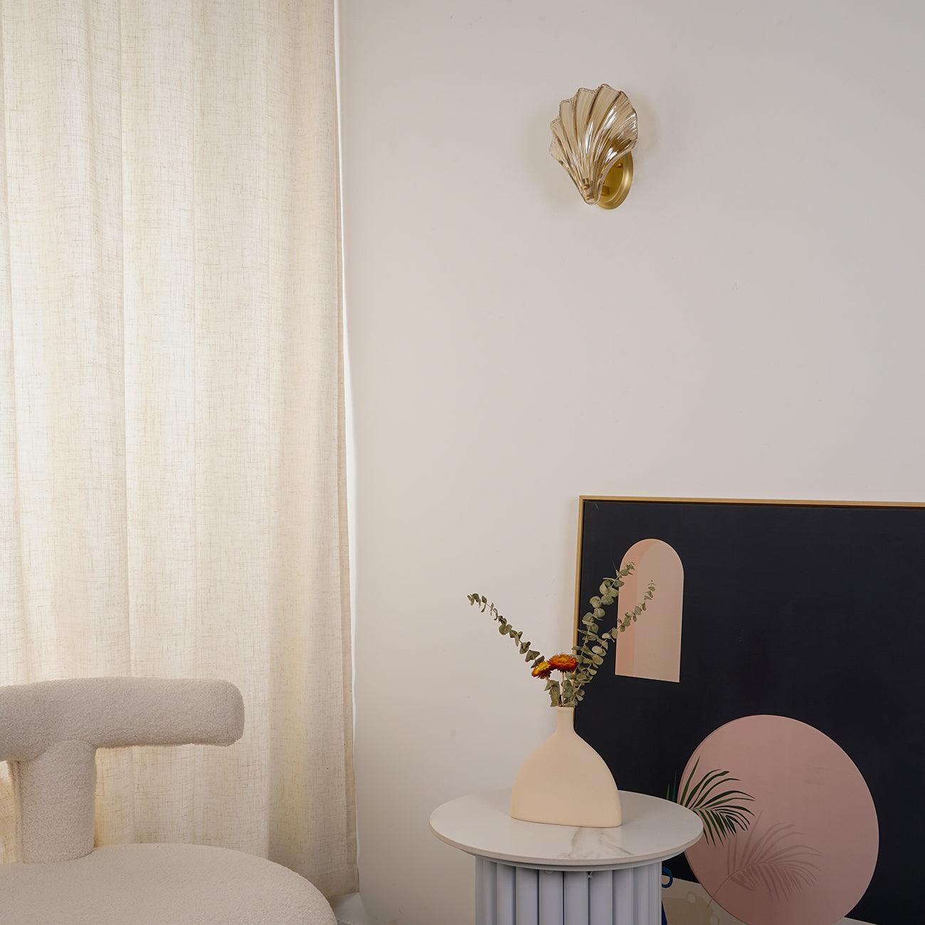 Elegant Shell Wall Lamp – Unique and Durable Design for Home Decor