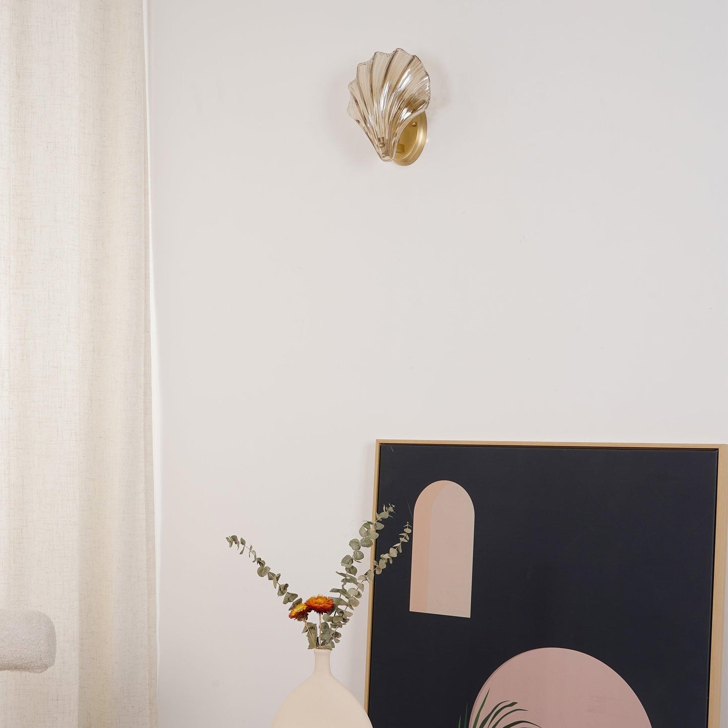 Elegant Shell Wall Lamp – Unique and Durable Design for Home Decor