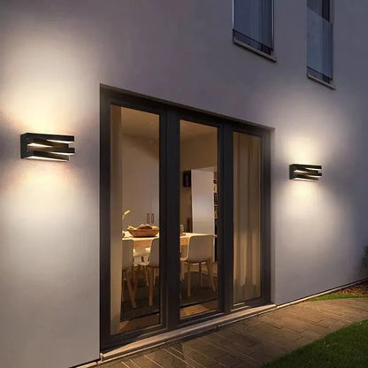 Outdoor LED Wall Light for Garden & Villa - Aluminum Fixture
