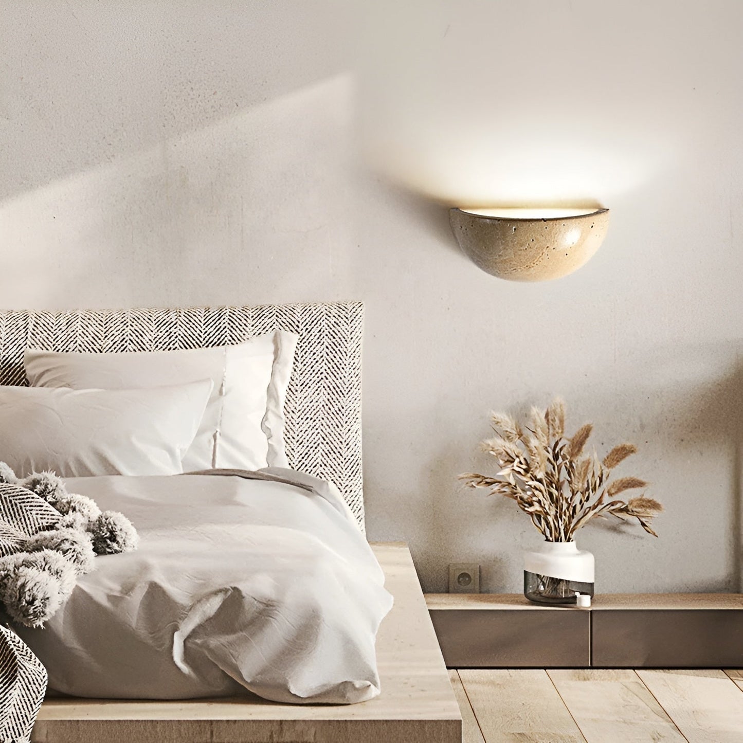 Semi-Circular LED Wall Light - Zen Style Illumination