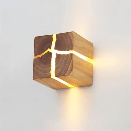 Wooden LED Wall Light – Contemporary Indoor Lighting Fixture