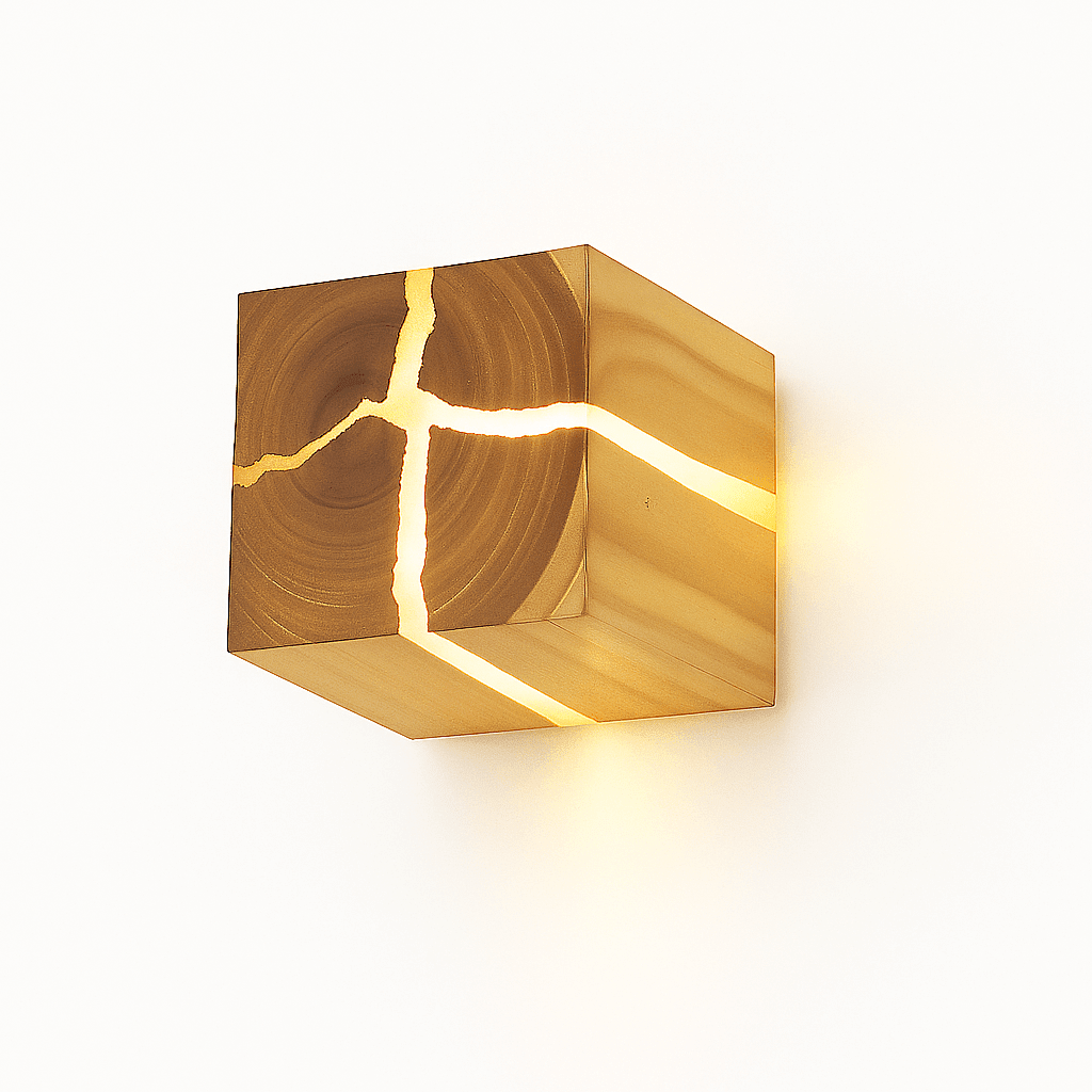 Wooden LED Wall Light – Contemporary Indoor Lighting Fixture