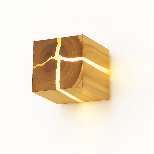 Wooden LED Wall Light – Contemporary Indoor Lighting Fixture