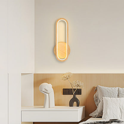 Wood Wall Light - Modern LED Fixture for Living Room Decor