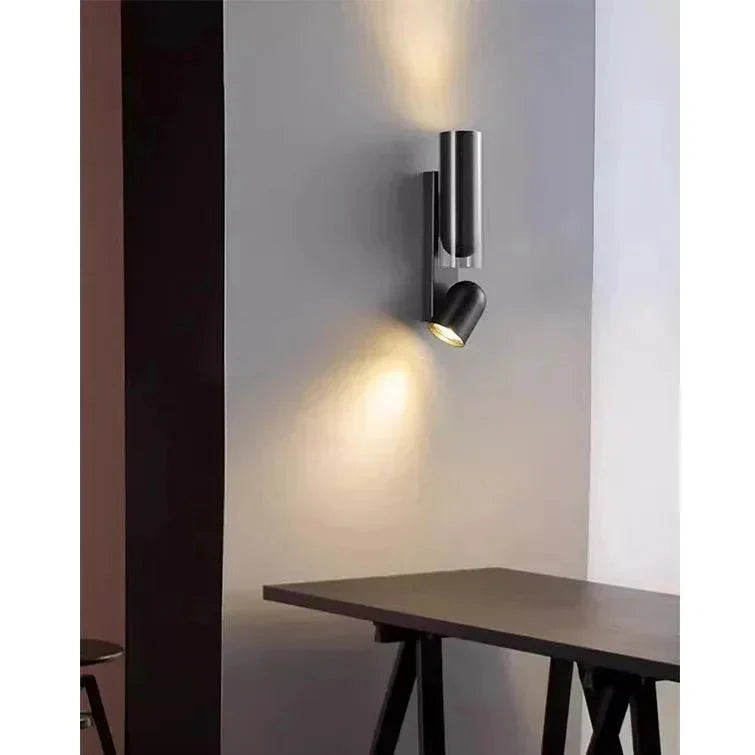 LED Wall Lamp - Bedside Light with Upward and Downward Illumination