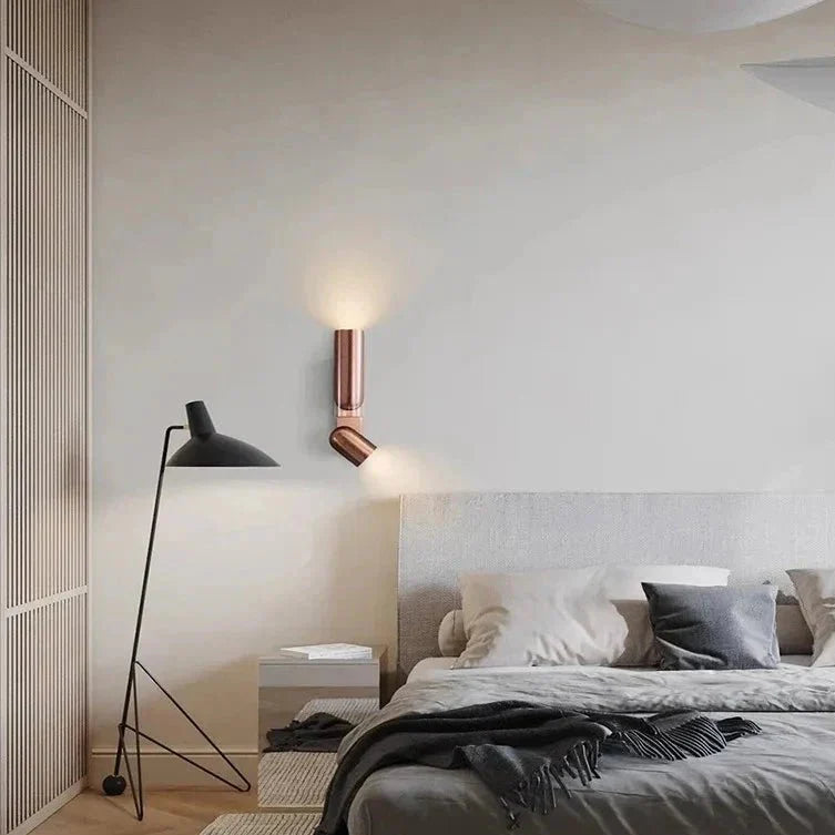 LED Wall Lamp - Bedside Light with Upward and Downward Illumination