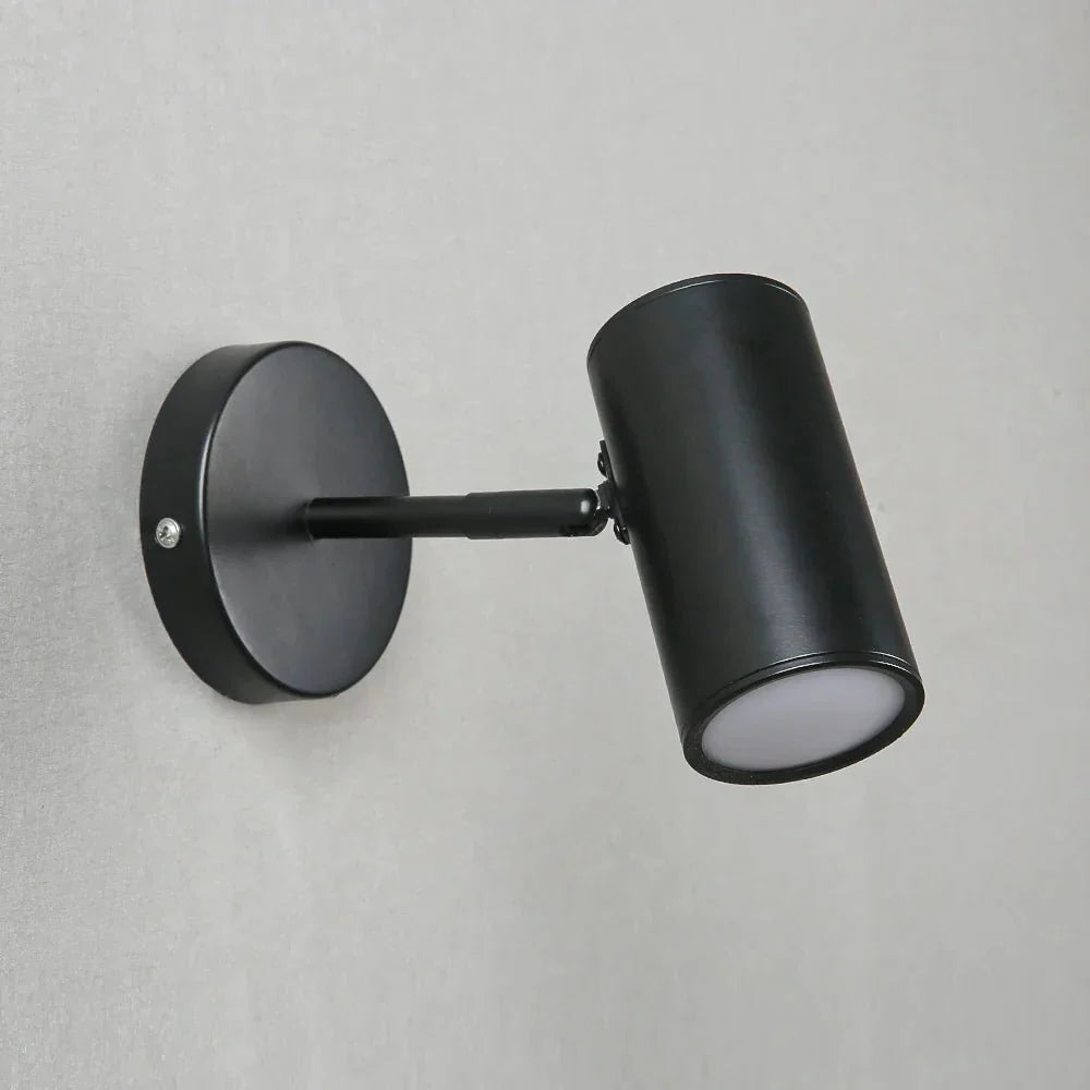 Adjustable Modern LED Wall Lamp in Brushed Gold Finish