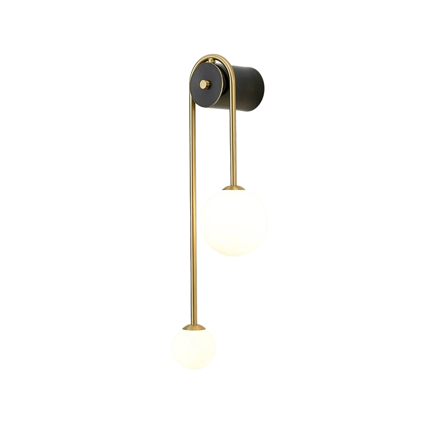 Modern Arch Wall Lamp Featuring Glass Shade
