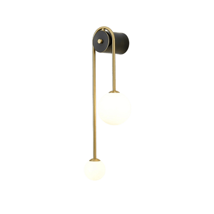 Modern Arch Wall Lamp Featuring Glass Shade