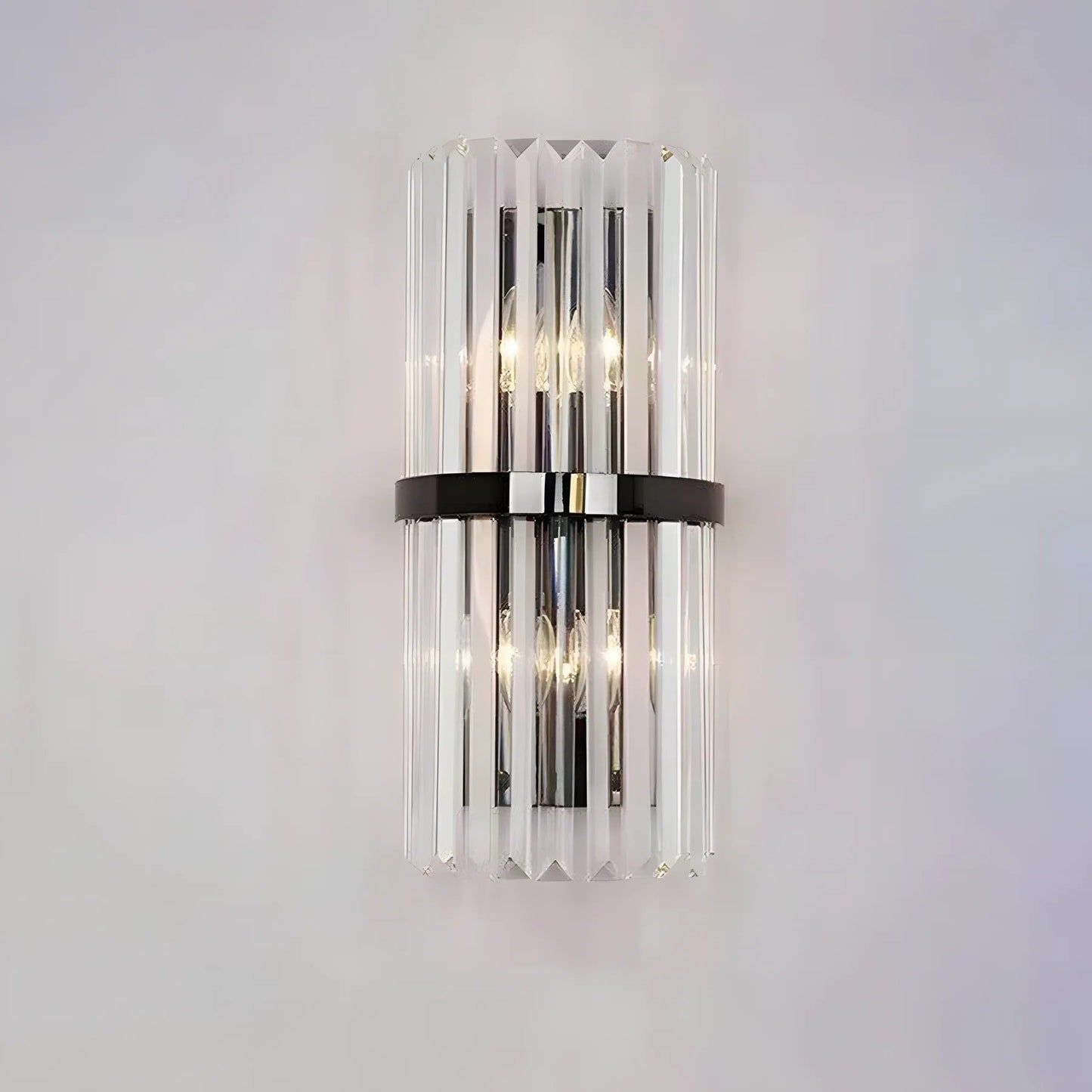 Contemporary Wall Light in Stainless Steel with Modern Aesthetic