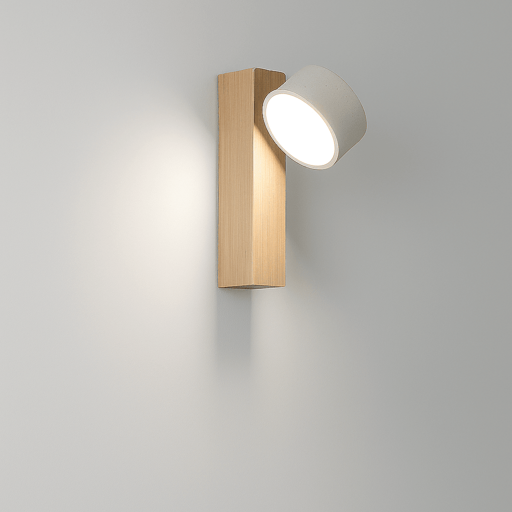 Natural Stone Wall Light - Off-White Travertine - Elegant Design