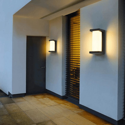 Weatherproof Outdoor Wall Light with Motion Sensor Activation
