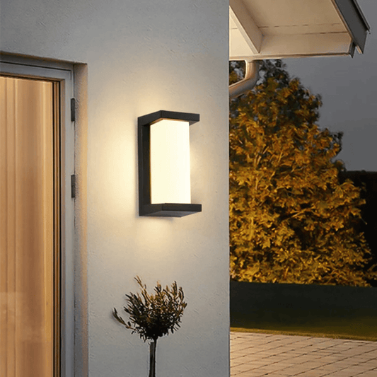Weatherproof Outdoor Wall Light with Motion Sensor Activation