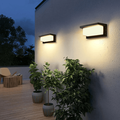 Weatherproof Outdoor Wall Light with Motion Sensor Activation